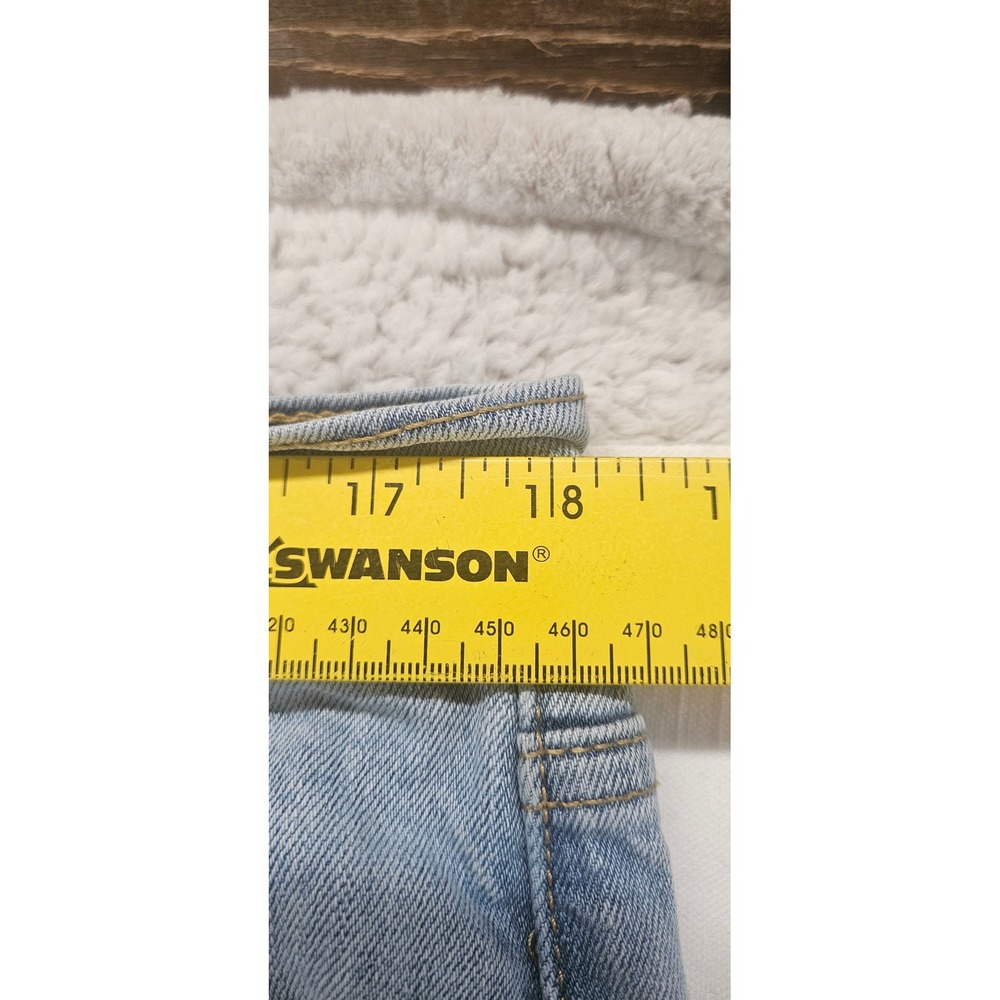 Levis 527 Slim Bootcut Jeans Mens 36x30 Light Wash Blue Denim 05527-0462 - Picture 3 of 7